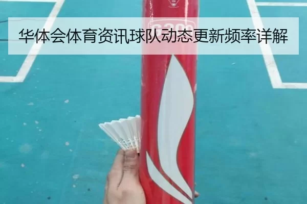 华体会体育资讯球队动态更新频率详解